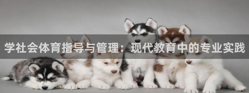 必一体育登陆：学社会体育指导与管理：现代教育中的专业实践
